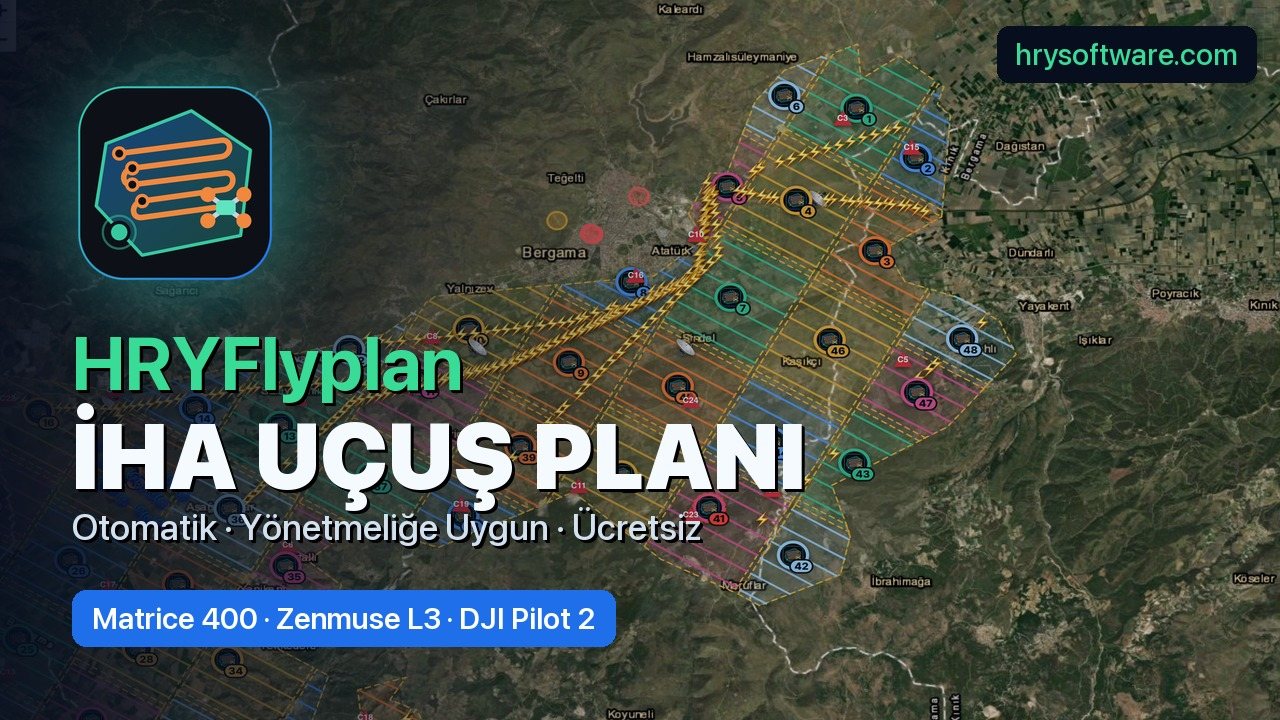 HRYFlyplan eğitim videosu — İHA uçuş planı hazırlama ve kumandaya yükleme